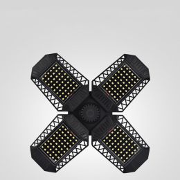 Four leaf folding deformation lamp (Color: Black)
