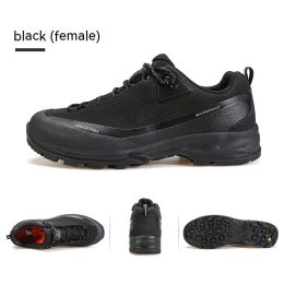 Low-top Mountain Climbing Shoes Hiking Boots Men (Option: Women's Black-42)